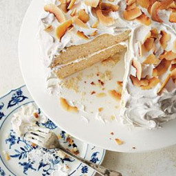 Coconut Layer Cake with Marshmallow Frosting