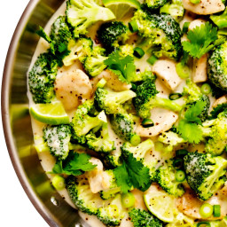Coconut Lime Chicken and Broccoli