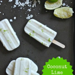 Coconut Lime Popsicles