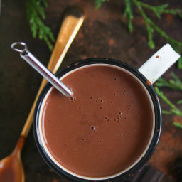 Coconut Milk Peppermint Hot Chocolate
