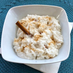 Coconut Milk Rice Pudding