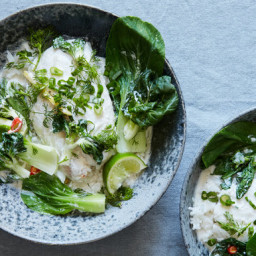 Coconut-Poached Fish With Bok Choy