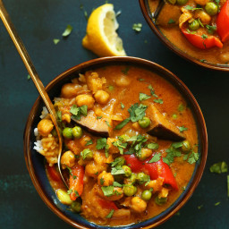Coconut Red Curry with Chickpeas