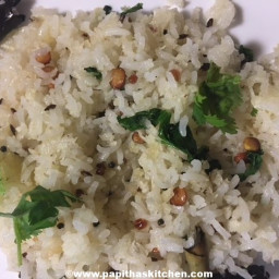 Coconut Rice Recipe | Thengai Sadam Recipe