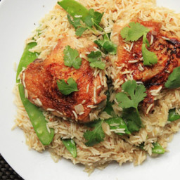 Coconut Rice With Chicken Thighs Recipe
