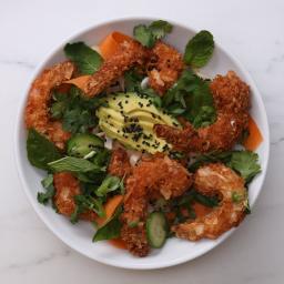 Coconut Shrimp Rice Noodle Bowl Recipe by Tasty