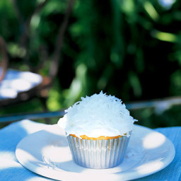 Coconut-Topped Cupcakes