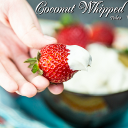 Coconut Whipped Cream - perfect Paleo whipped topping!