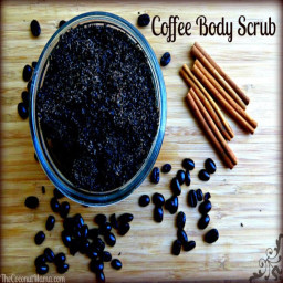 Coffee Body Scrub with Coconut Oil