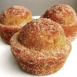 Coffee Cake Muffins Crusted with Cinnamon and Sugar