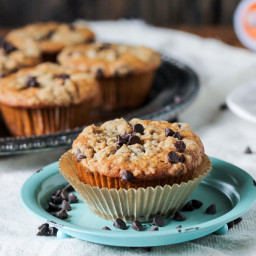 Coffee Chocolate Chip Streusel Muffins