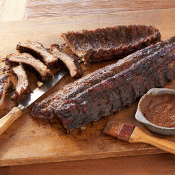 Coffee-Rubbed Ribs with Coffee Barbecue Sauce