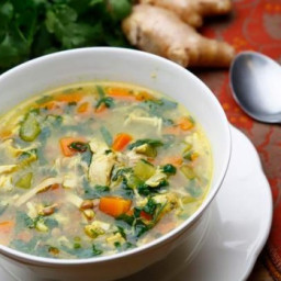 Cold-busting chicken soup
