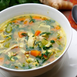 Cold-busting chicken soup