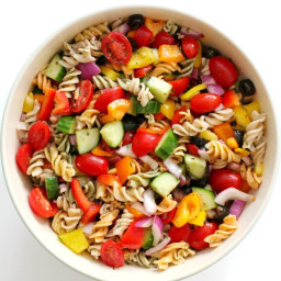 Cold Italian Pasta Salad (Gluten-Free, Vegan, Allergy-Free)