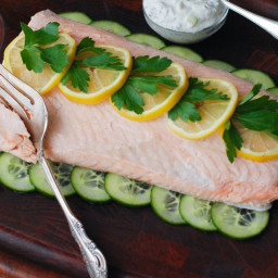 Cold Poached Salmon