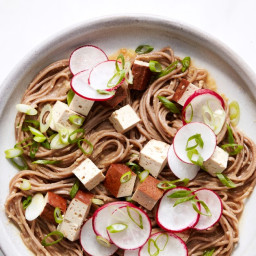 Cold Soba Noodles with Miso and Smoked Tofu