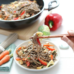 Cold Soba Noodles with Miso Sauce