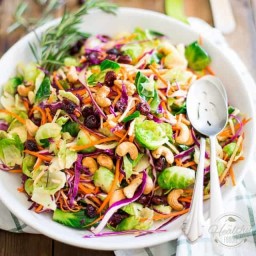 Colorful Brussels Sprouts Salad