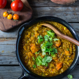 Comforting Lentil Dal with Sweet Potatoes