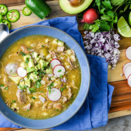 Comforting Pork and Hominy Stew (Pozole Verde)