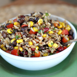 Confetti Rice and Bean Salad