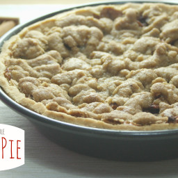 Cookie Crumble Apple Pie