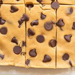 Cookie Dough Protein Bars (3 Ingredients!)- The Big Man's World ®