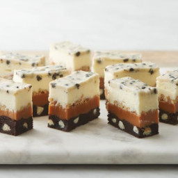 Cookies and Cream Caramel Layer Bars