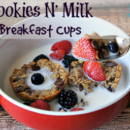 Cookie’s N’ Milk Breakfast Cups