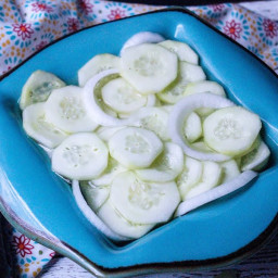 Cool & Tangy Marinated Cucumbers