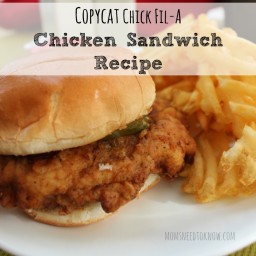 Copycat Chick Fil A Chicken Sandwich Recipe