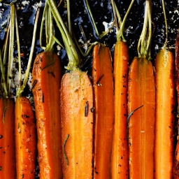 Coriander Roasted Carrots