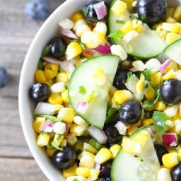 Corn and Blueberry Salad