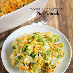 Corn and Broccoli Rice Casserole