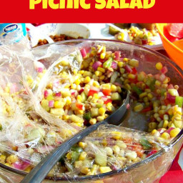 Corn and Cucumber Picnic Salad