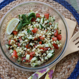 Corn and Cucumber Salad With Lemon and Mint