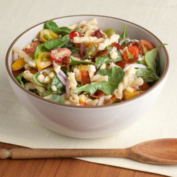Corn and Pasta Salad with Homemade Ranch Dressing