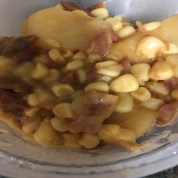 Corn, Ham and Potato Scallop