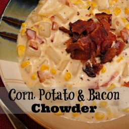 Corn, Potato and Bacon Chowder recipe