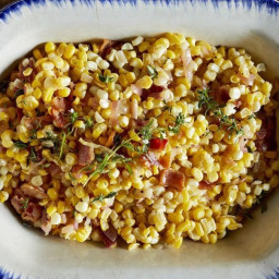 Corn Salad with Bacon and Honey