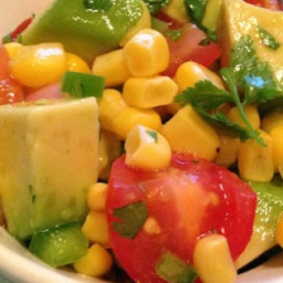 Corn Salad with Lime Vinaigrette Recipe