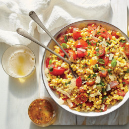 Corn, Tomato, and Basil Salad