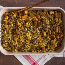 Cornbread Dressing With Sausage and Sage Recipe