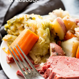 Corned Beef & Cabbage (Instant Pot or Slow Cooker)