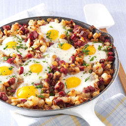 Corned Beef Hash and Eggs Recipe
