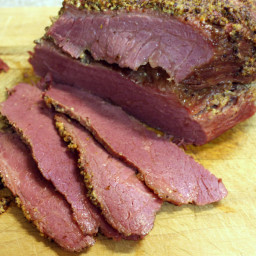 Corned Beef with Mustard Sauce