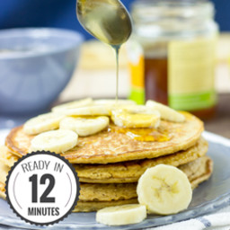 Cottage Cheese Pancakes (12 Minutes, Vegetarian)