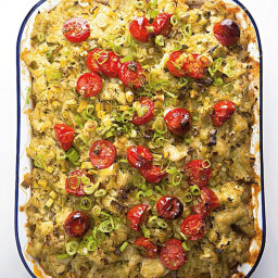Cottage pie with leek and cauliflower mash
