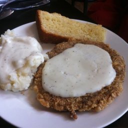 Country Fried Steak with White Gravy